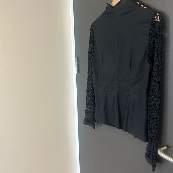 Naracamicie M NWOT Elegant Black Lace Women's blouse - Picture 9 of 15